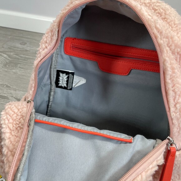 2018 Nickelodeon Rugrats Angelica Pink Sherpa Mini Backpack Limited Edition 90s main image 6